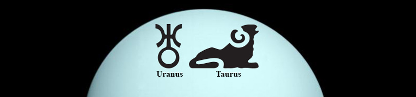 Uranus & Taurus glyphs